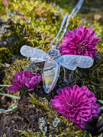 Bumble Bee Jasper with Smokey Quartz