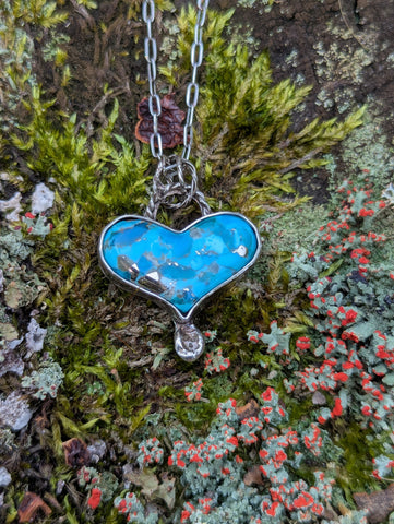 Turquoise Heart Pendant