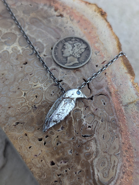 Small Raven Necklace