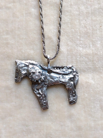 Dala Horse Necklace